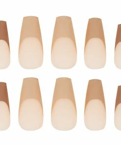 Nail HQ False Nails Long Coffin - Nude Tips New Arrivals