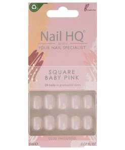 Nail HQ False Nails Square - Baby Pink