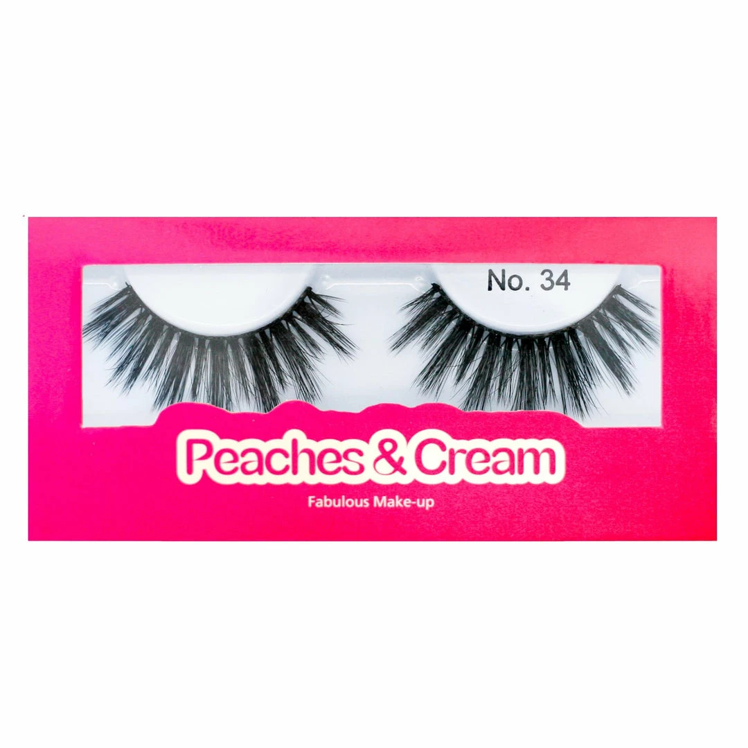 Peaches And Cream Faux Mink Lashes - Style No. 34 New Arrivals 3 Peaches And Cream Faux Mink Lashes - Style No. 34 New Arrivals