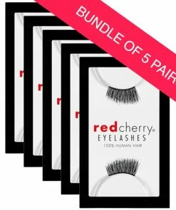 Best Sellers Red Cherry Demi Lashes Style #DS01 Charlie (BUNDLE OF 5 PAIRS)