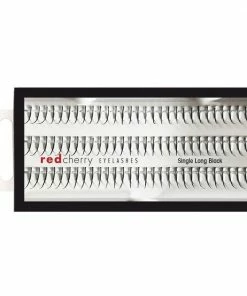 New Arrivals Red Cherry Lashes - Individual Single Long Black