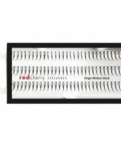 New Arrivals Red Cherry Lashes - Individual Single Medium Black