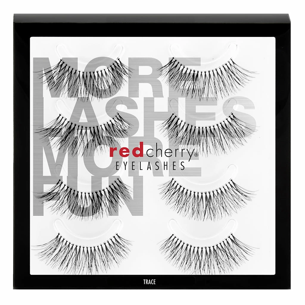 Red Cherry Lashes - #217 Trace Multipack (4 Pairs) 3 Red Cherry Lashes - #217 Trace Multipack (4 Pairs)