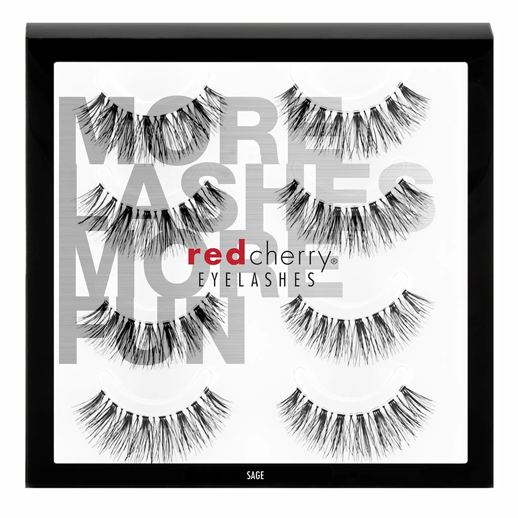 Red Cherry Lashes - #523 Sage Multipack (4 Pairs) New Arrivals 3 Red Cherry Lashes - #523 Sage Multipack (4 Pairs) New Arrivals