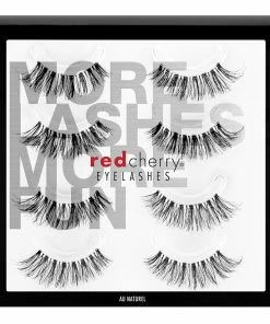 Red Cherry Lashes - Au Naturel Multipack (4 Pairs) New Arrivals