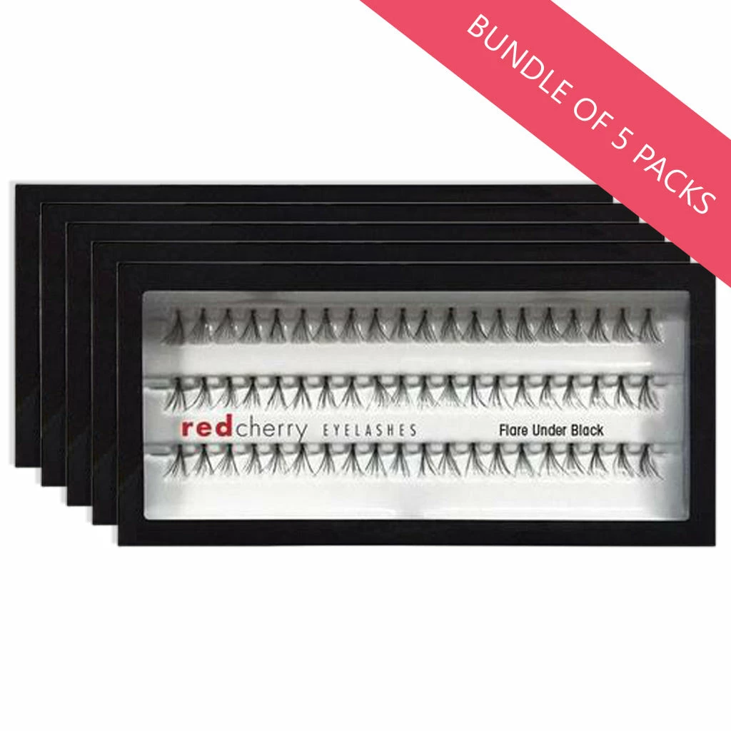 Red Cherry Lashes - Flare Under Black (BUNDLE OF 5 PACKS) Best Sellers 3 Red Cherry Lashes - Flare Under Black (BUNDLE OF 5 PACKS) Best Sellers