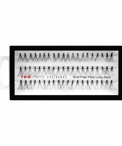 Red Cherry Lashes - Knot Free Flare Long Black