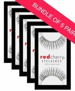 Best Sellers Red Cherry Lashes Style #412 Dylan (BUNDLE OF 5 PAIRS)