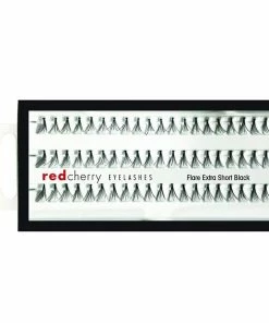 Red Cherry Lashes - Flare Extra Short Black
