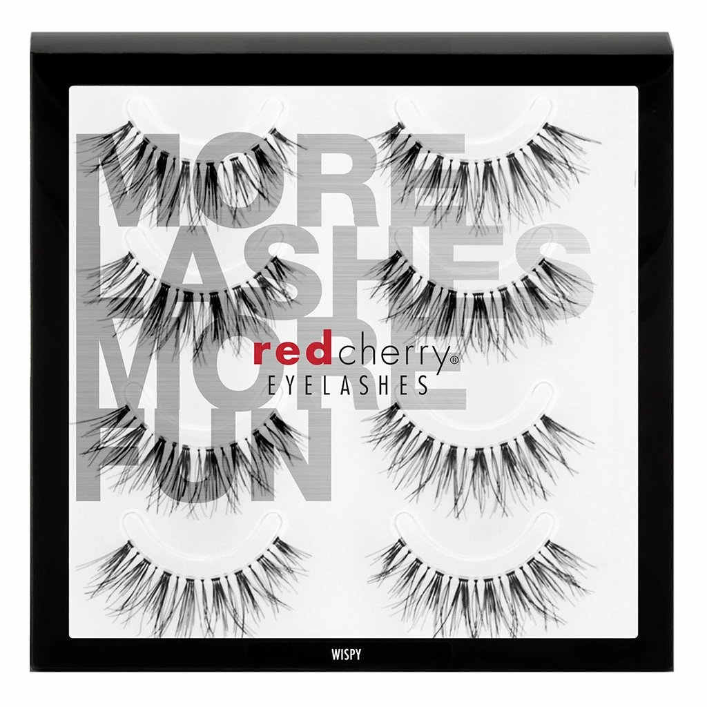 Red Cherry Lashes - #WSP Wispy Multipack (4 Pairs) 3 Red Cherry Lashes - #WSP Wispy Multipack (4 Pairs)