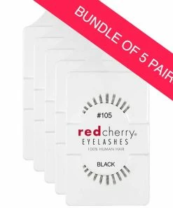 Red Cherry Under Lashes Style #105 Audrey (BUNDLE OF 5 PAIRS)