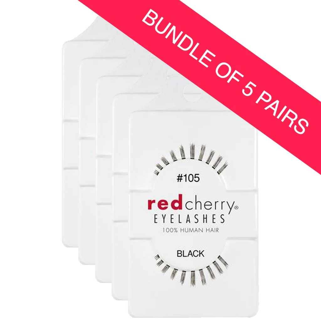 Red Cherry Under Lashes Style #105 Audrey (BUNDLE OF 5 PAIRS) 3 Red Cherry Under Lashes Style #105 Audrey (BUNDLE OF 5 PAIRS)