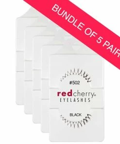 Red Cherry Under Lashes Style #502 Kitty (BUNDLE OF 5 PAIRS)