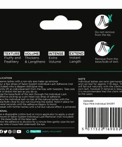 Salon System Cluster Lashes Mink Style Short Black