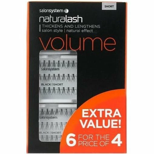 Salon System Individual Lashes Black Short - 6 For 4 EXTRA VALUE PACK New Arrivals 3 Salon System Individual Lashes Black Short - 6 For 4 EXTRA VALUE PACK New Arrivals
