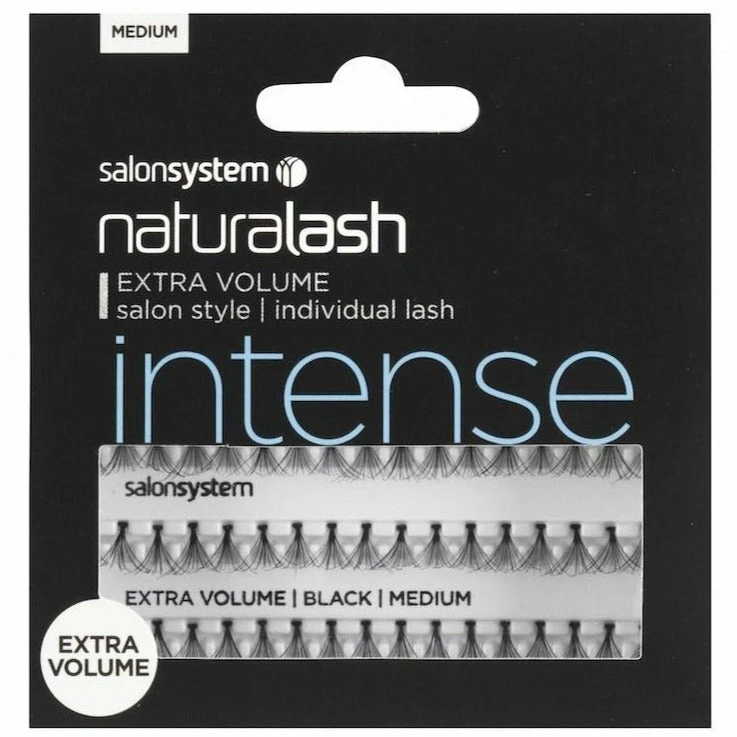 Salon System Individual Lashes Black Medium - Extra Volume New Arrivals 3 Salon System Individual Lashes Black Medium - Extra Volume New Arrivals