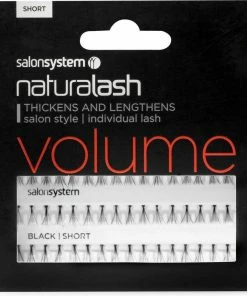 Salon System Individual Lashes Black Short New Arrivals