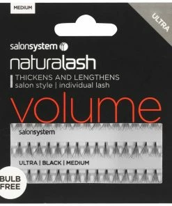 New Arrivals Salon System Individual Lashes BULB FREE Medium Black
