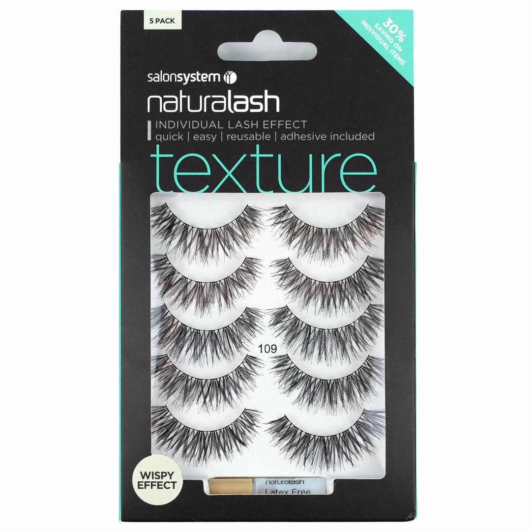 Salon System Naturalash Texture 109 Multipack (5 Pairs) 3 Salon System Naturalash Texture 109 Multipack (5 Pairs)