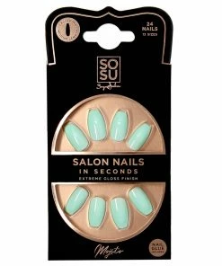 New Arrivals SOSU By SJ False Nails Ballerina Medium Length - Mojito