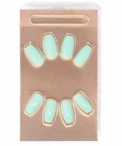 New Arrivals SOSU By SJ False Nails Ballerina Medium Length - Mojito