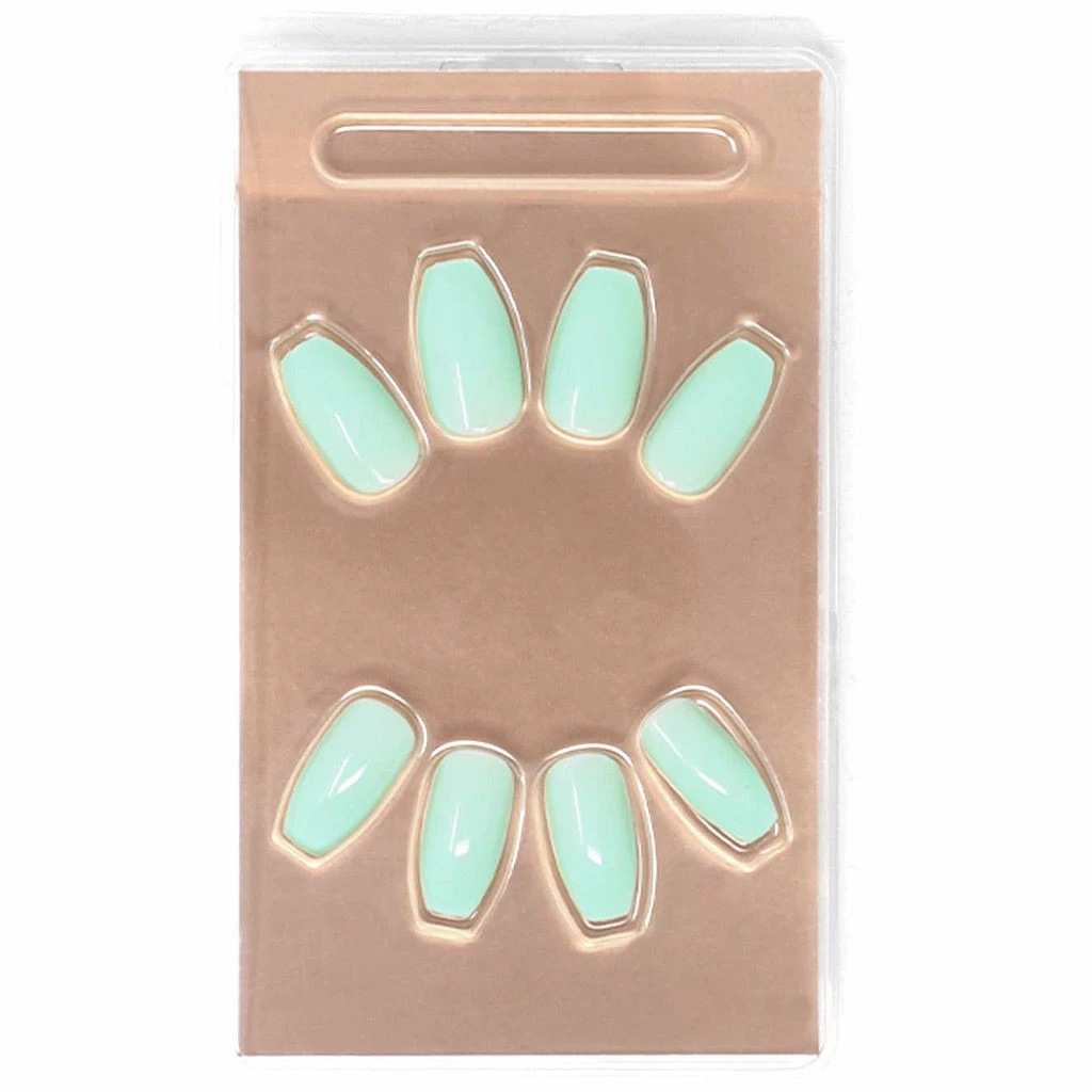 New Arrivals SOSU By SJ False Nails Ballerina Medium Length - Mojito 4 New Arrivals SOSU By SJ False Nails Ballerina Medium Length - Mojito