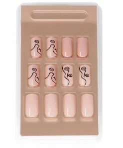 SOSU By SJ False Nails Square Medium Length - Two Faced