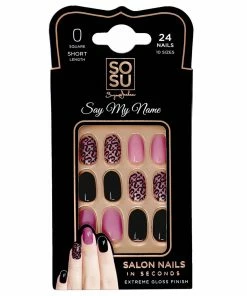 SOSU By SJ False Nails Square Short Length - Say My Name New Arrivals