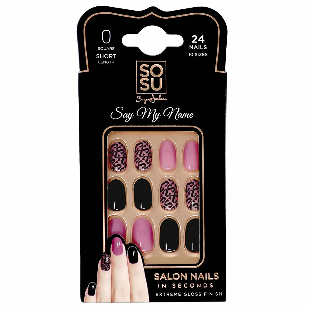 SOSU By SJ False Nails Square Short Length - Say My Name New Arrivals 3 SOSU By SJ False Nails Square Short Length - Say My Name New Arrivals