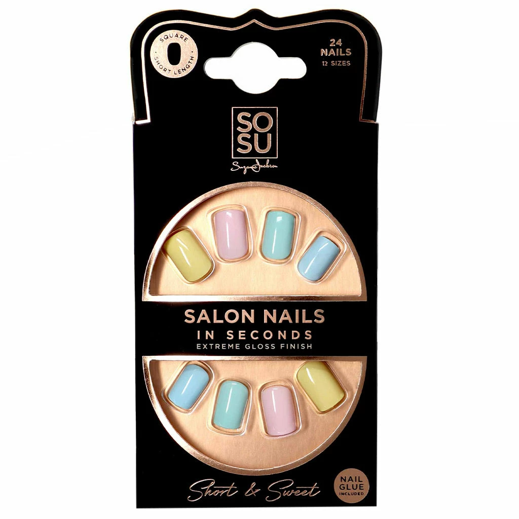 SOSU By SJ False Nails Square Short Length - Short And Sweet 3 SOSU By SJ False Nails Square Short Length - Short And Sweet
