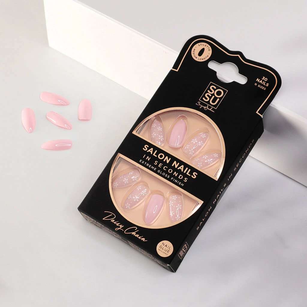 SOSU By SJ False Nails Stiletto Medium Length - Daisy Chain New Arrivals 6 SOSU By SJ False Nails Stiletto Medium Length - Daisy Chain New Arrivals