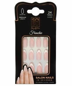 SOSU By SJ False Nails Stiletto Medium Length - Frenchie New Arrivals