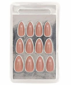 New Arrivals SOSU By SJ False Nails Stiletto Medium Length - Nudist