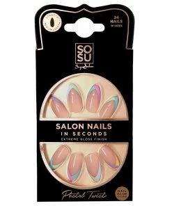 SOSU By SJ False Nails Stiletto Medium Length - Pastel Twist New Arrivals