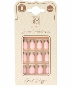 SOSU By SJ X Laura Anderson False Nails Square Medium Length - Goal Digger