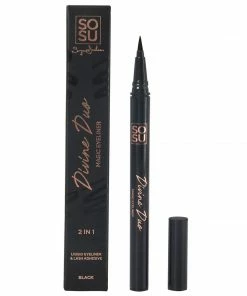 New Arrivals SOSU Divine Duo Magic Eyeliner 2 In 1 Eyeliner & Lash Adhesive (0.6g)
