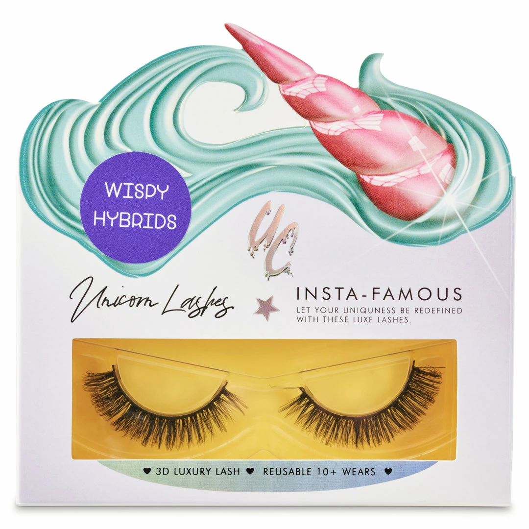 Unicorn Lashes Best Sellers Unicorn 3D Faux Mink Lashes - Wispy Hybrids 3 Unicorn Lashes Best Sellers Unicorn 3D Faux Mink Lashes - Wispy Hybrids