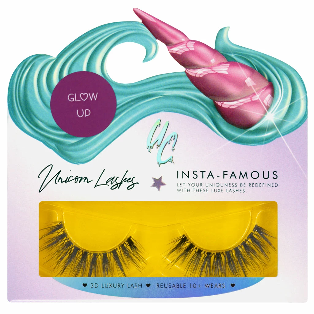 Unicorn Lashes Unicorn Cosmetics Faux Mink Lashes - Glow Up 7 Unicorn Lashes Unicorn Cosmetics Faux Mink Lashes - Glow Up