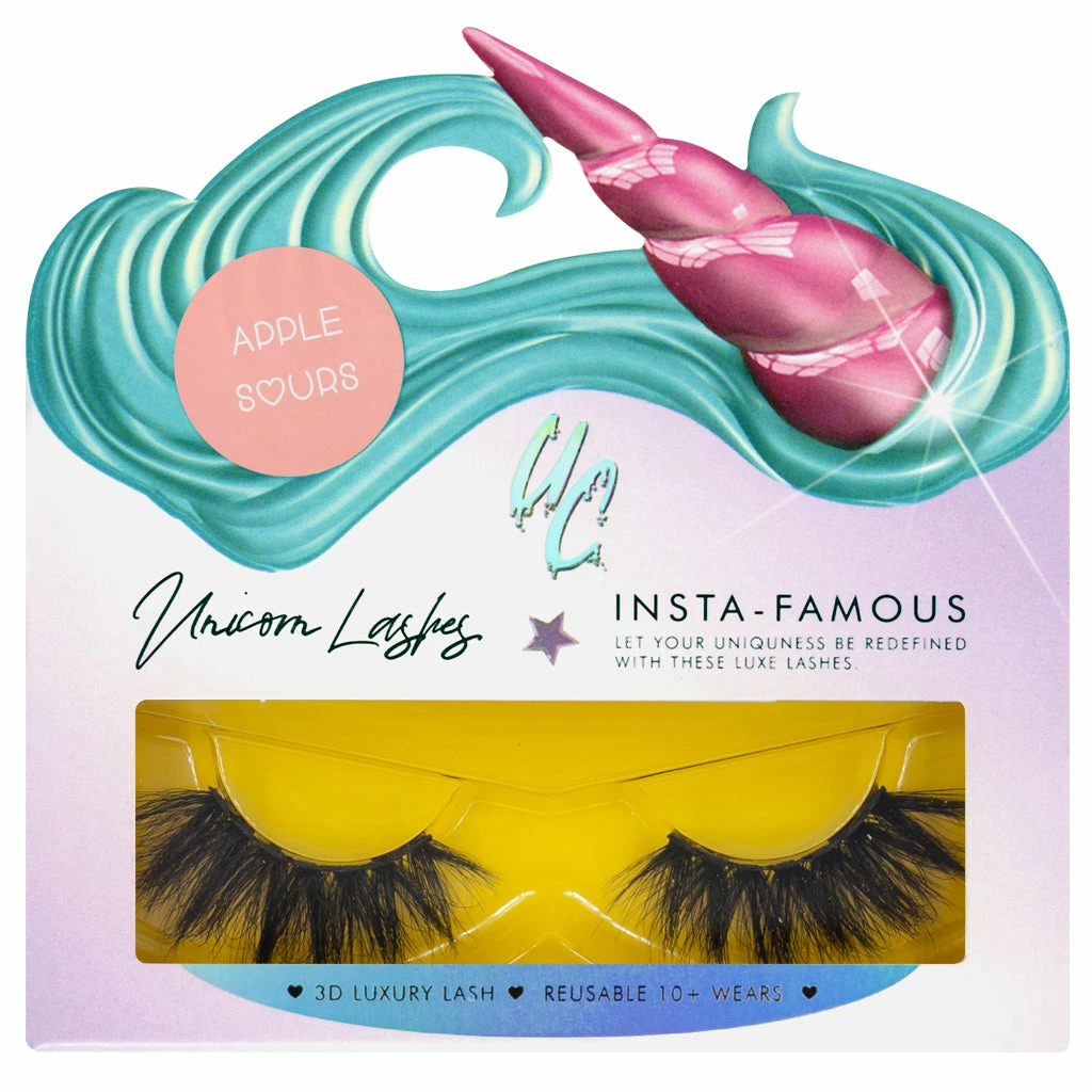 Unicorn Lashes Unicorn 3D Faux Mink Lashes - Apple Sours New Arrivals 4 Unicorn Lashes Unicorn 3D Faux Mink Lashes - Apple Sours New Arrivals